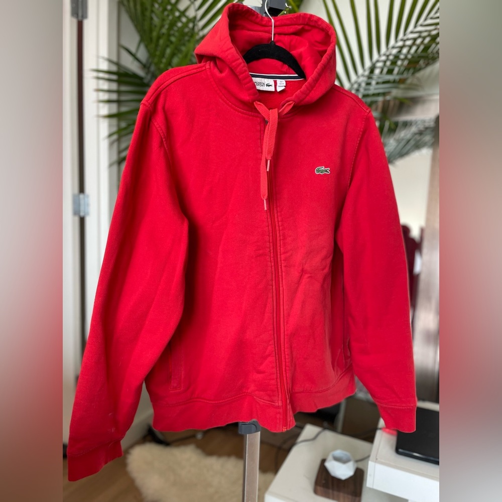 Red Lacoste Sport Jacket - Picture 3 of 9